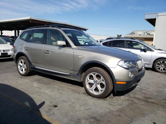 WBXPC93439WJ25628 - 2009 BMW X3 XDRIVE30I GRAY photo 4