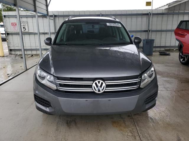 WVGAV7AX8FW522189 - 2015 VOLKSWAGEN TIGUAN S GRAY photo 5