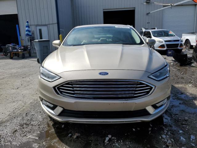 3FA6P0RU5JR269324 - 2018 FORD FUSION TITANIUM/PLATINUM HEV BEIGE photo 5