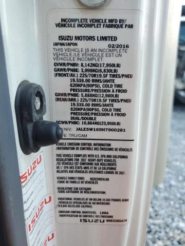 JALE5W169H7900281 - 2017 ISUZU NQR WHITE photo 14