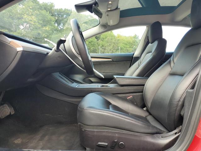 5YJ3E1EA6NF371873 - 2022 TESLA MODEL 3 წითელი ფოტო 7