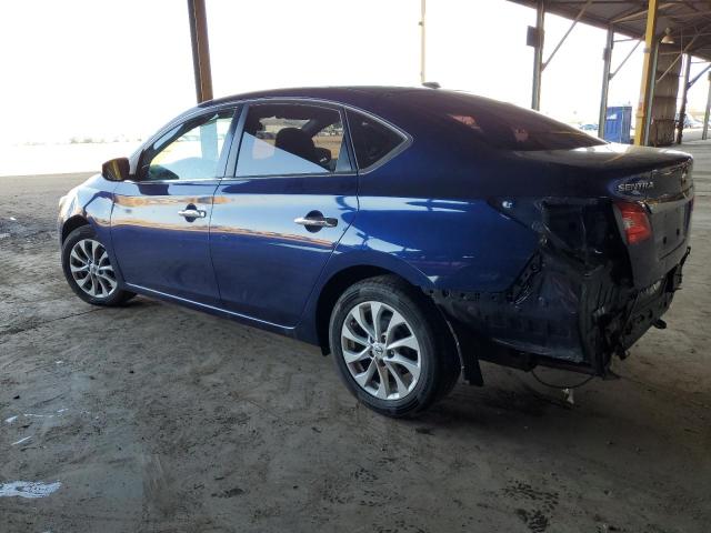 3N1AB7AP5JL659122 - 2018 NISSAN SENTRA S BLUE photo 2