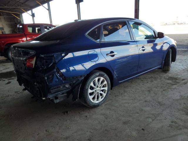 3N1AB7AP5JL659122 - 2018 NISSAN SENTRA S BLUE photo 3