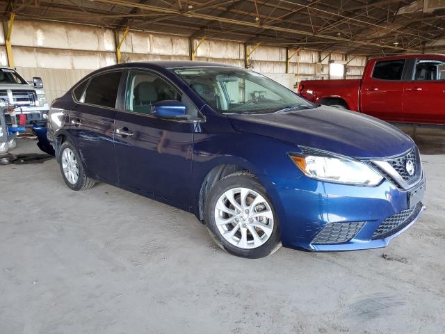 3N1AB7AP5JL659122 - 2018 NISSAN SENTRA S BLUE photo 4