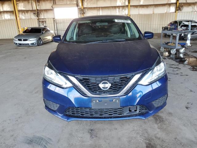 3N1AB7AP5JL659122 - 2018 NISSAN SENTRA S BLUE photo 5