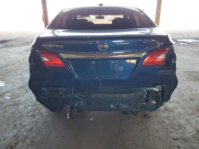 3N1AB7AP5JL659122 - 2018 NISSAN SENTRA S BLUE photo 6
