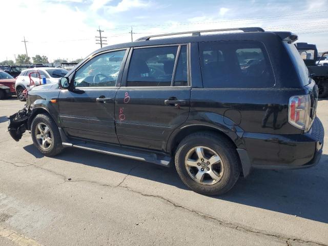 2HKYF18567H520207 - 2007 HONDA PILOT EXL BLACK photo 2