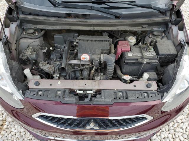 ML32A3HJ7HH018306 - 2017 MITSUBISHI MIRAGE ES BURGUNDY photo 11