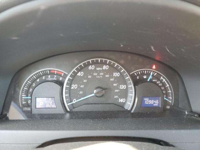 4T4BF1FK8CR209457 - 2012 TOYOTA CAMRY BASE SILVER photo 9