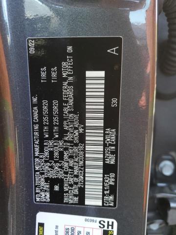 2T2GKCEZ1NC008182 - 2022 LEXUS NX 350H GRAY photo 13