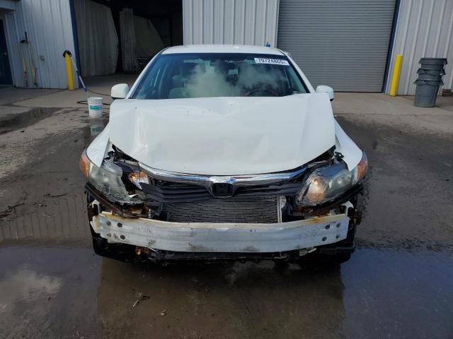 2HGFB2F58CH325712 - 2012 HONDA CIVIC LX Սպիտակ լուսանկար 5