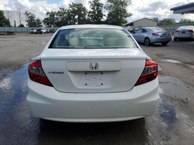 2HGFB2F58CH325712 - 2012 HONDA CIVIC LX Սպիտակ լուսանկար 6