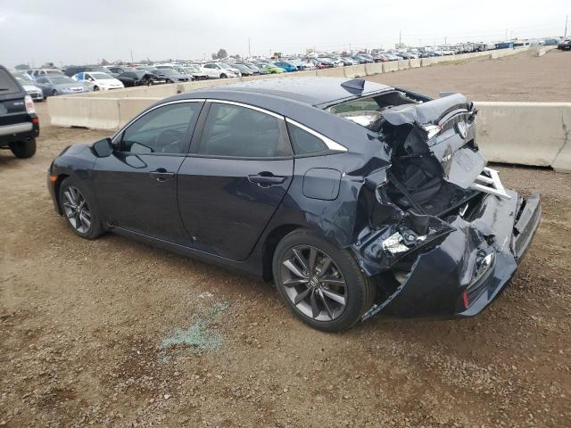 19XFC1F39ME002528 - 2021 HONDA CIVIC EX BLUE photo 2