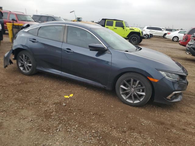 19XFC1F39ME002528 - 2021 HONDA CIVIC EX BLUE photo 4
