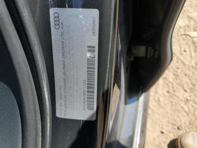 WAUHGAFC5DN119254 - 2013 AUDI A6 PRESTIGE ნაცრისფერი ფოტო 12