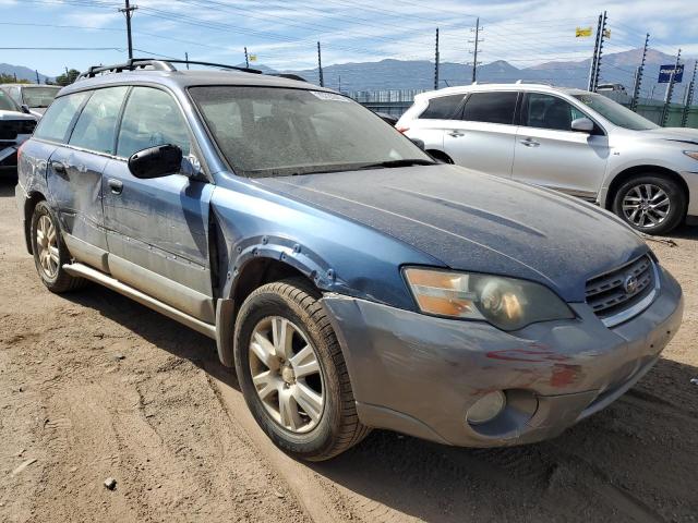 4S4BP61C157331566 - 2005 SUBARU LEGACY OUTBACK 2.5I TEAL photo 4