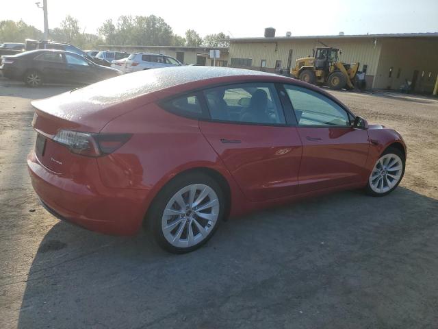 5YJ3E1EB3NF255412 - 2022 TESLA MODEL 3 RED photo 3