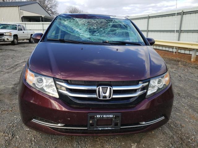 5FNRL5H64EB087351 - 2014 HONDA ODYSSEY EX BURGUNDY photo 5