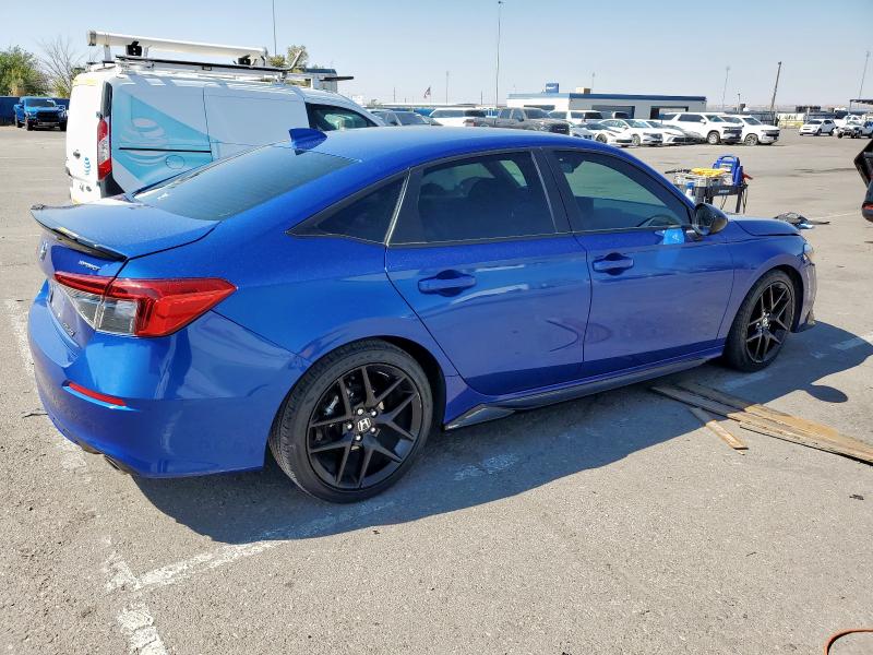 2HGFE2F55NH510889 - 2022 HONDA CIVIC SPORT BLUE photo 3