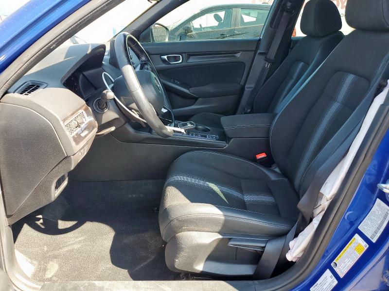 2HGFE2F55NH510889 - 2022 HONDA CIVIC SPORT BLUE photo 7