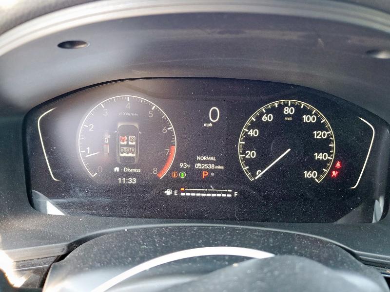 2HGFE2F55NH510889 - 2022 HONDA CIVIC SPORT BLUE photo 9