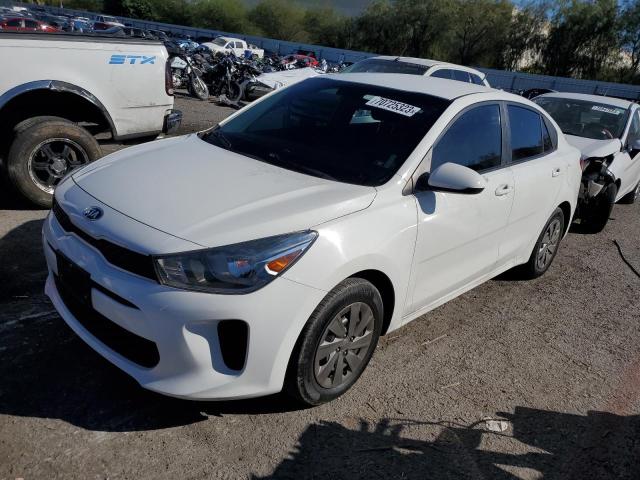 3KPA24AB3KE179179 - 2019 KIA RIO S WHITE photo 1