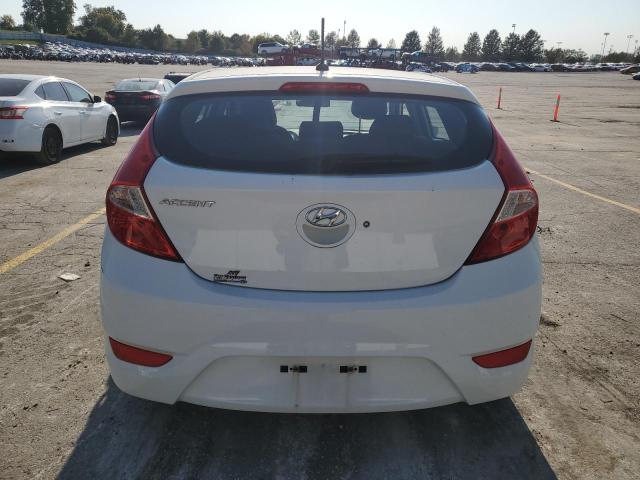 KMHCT5AE4EU166240 - 2014 HYUNDAI ACCENT GLS WHITE photo 6