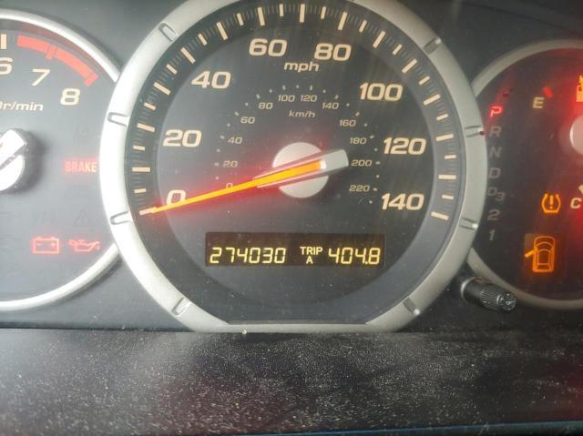 2HKYF18697H532313 - 2007 HONDA PILOT EXL MAROON photo 8