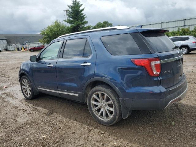 1FM5K8F86HGA95772 - 2017 FORD EXPLORER LIMITED 蓝色 照片 2