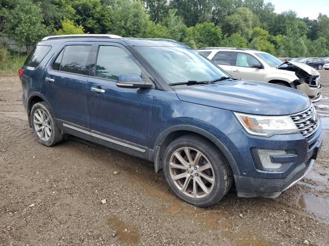 1FM5K8F86HGA95772 - 2017 FORD EXPLORER LIMITED 蓝色 照片 4