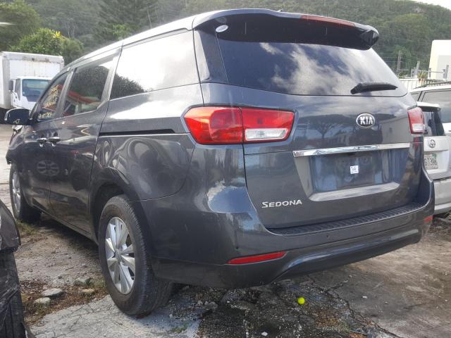 KNDMA5C17J6372109 - 2018 KIA SEDONA L CHARCOAL photo 2