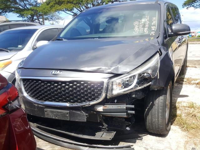 KNDMA5C17J6372109 - 2018 KIA SEDONA L CHARCOAL photo 5