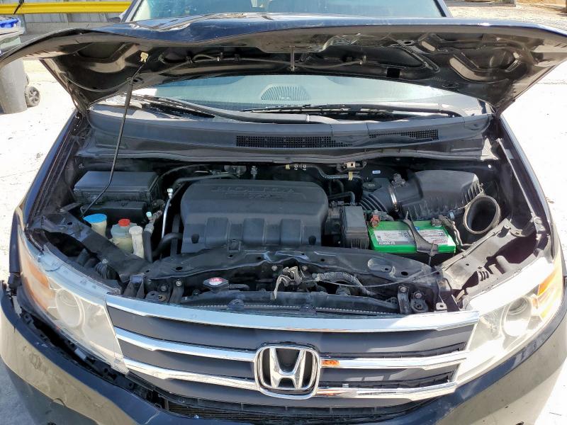 5FNRL5H60CB052500 - 2012 HONDA ODYSSEY EXL BLACK photo 12