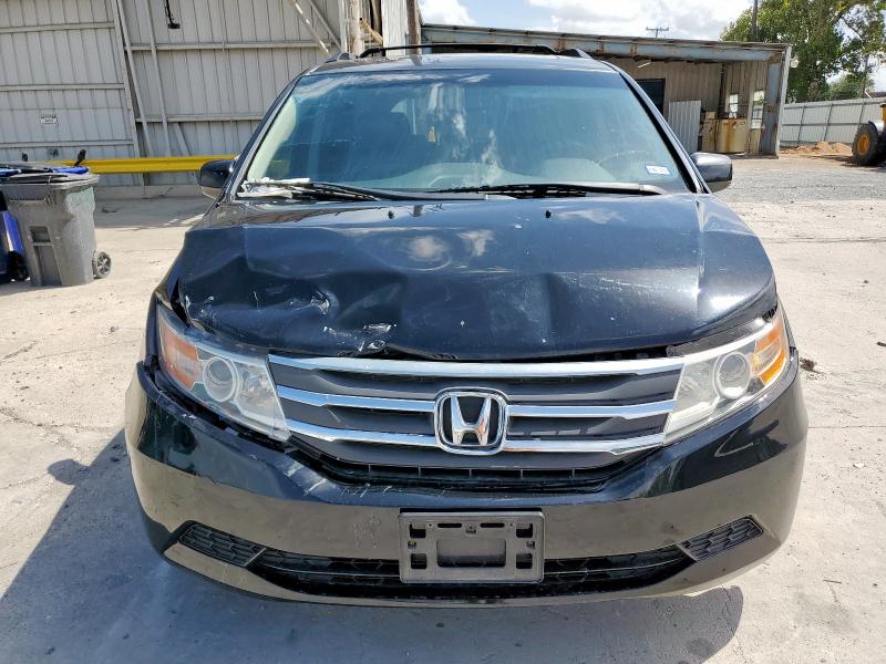 5FNRL5H60CB052500 - 2012 HONDA ODYSSEY EXL BLACK photo 5