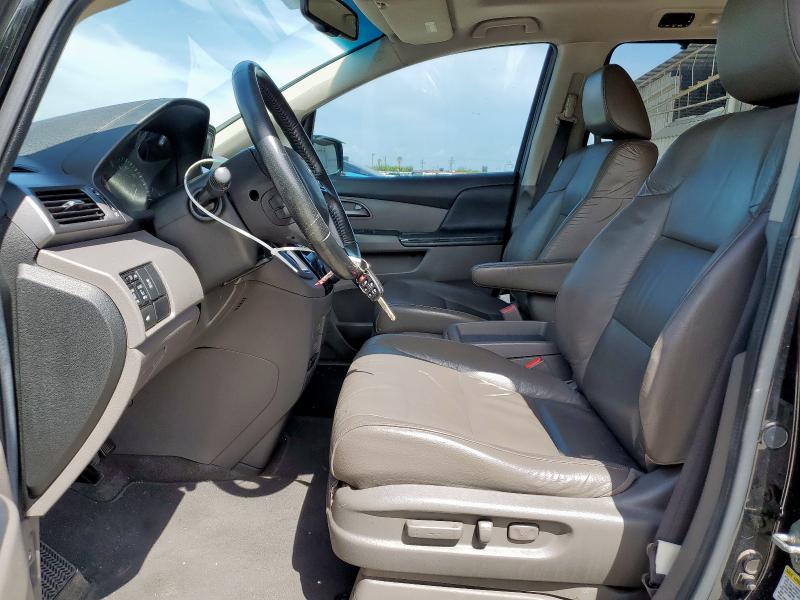 5FNRL5H60CB052500 - 2012 HONDA ODYSSEY EXL BLACK photo 7