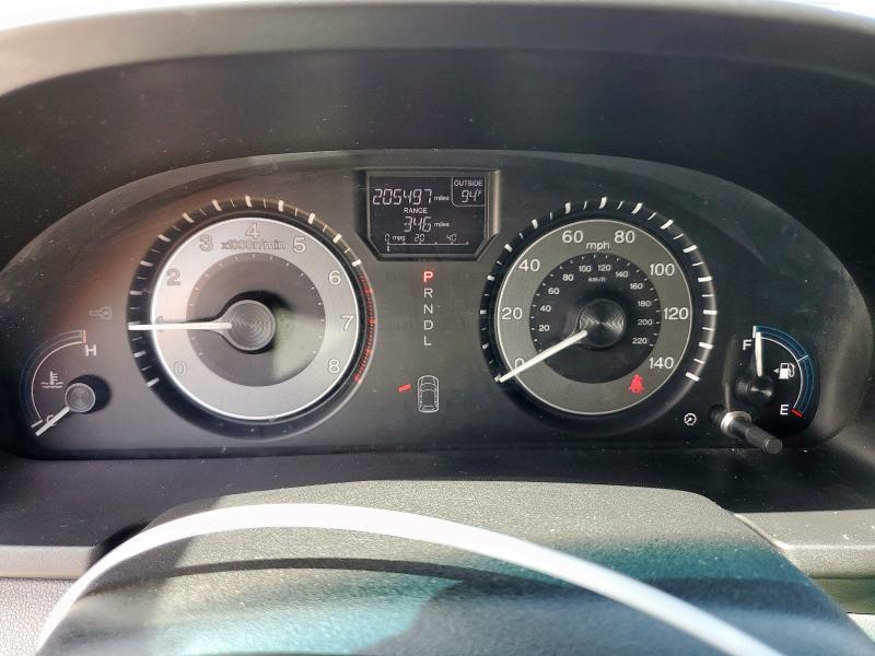 5FNRL5H60CB052500 - 2012 HONDA ODYSSEY EXL BLACK photo 9