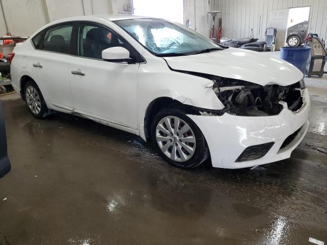 3N1AB7AP8JY317523 - 2018 NISSAN SENTRA S WHITE photo 4