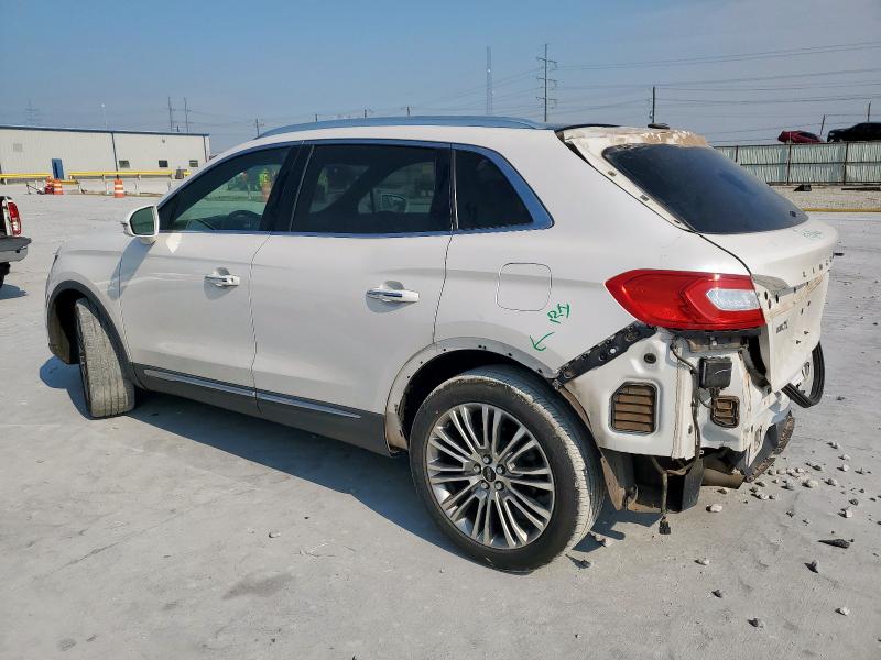 2LMTJ6LR2GBL44736 - 2016 LINCOLN MKX RESERVE WHITE photo 2