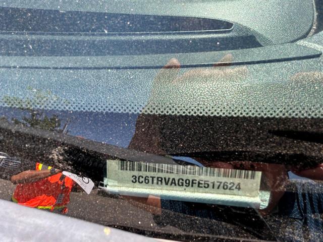 3C6TRVAG9FE517624 - 2015 RAM PROMASTER 1500 STANDARD Սպիտակ լուսանկար 10