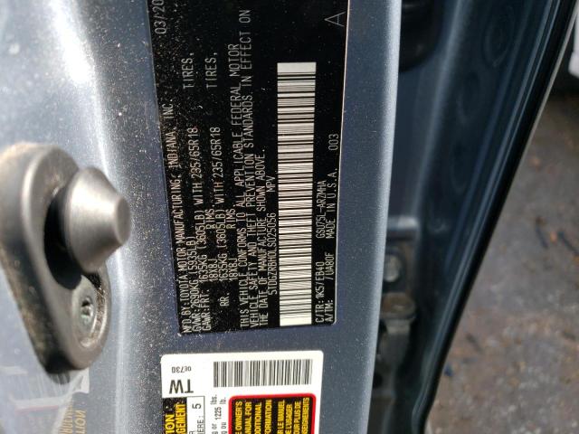 5TDGZRBH0LS025056 - 2020 TOYOTA HIGHLANDER XLE BLUE photo 13