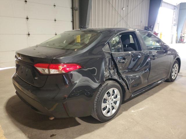 JTDEPMAE2NJ220079 - 2022 TOYOTA COROLLA LE შავი ფოტო 3