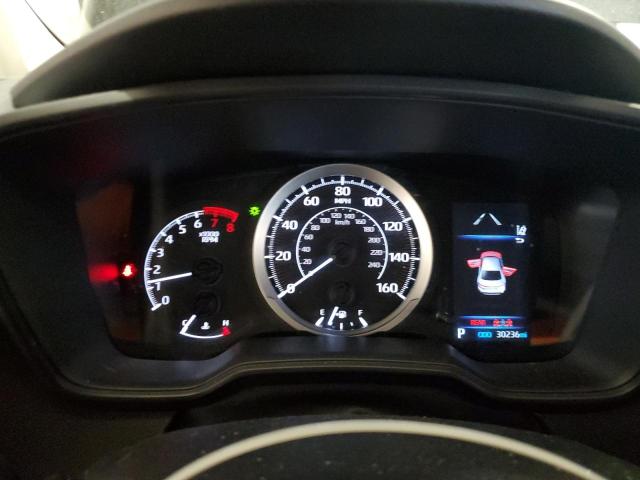 JTDEPMAE2NJ220079 - 2022 TOYOTA COROLLA LE შავი ფოტო 9