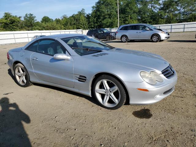 WDBSK75F96F112180 - 2006 MERCEDES-BENZ SL 500 ვერცხლისფერი ფოტო 4