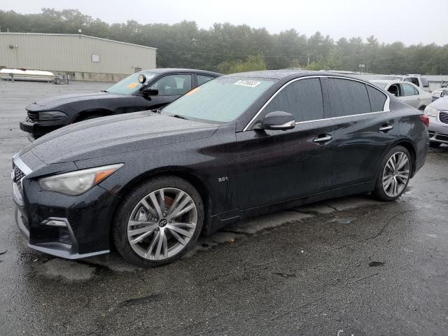 JN1EV7AR2KM590133 - 2019 INFINITI Q50 LUXE BLACK photo 1