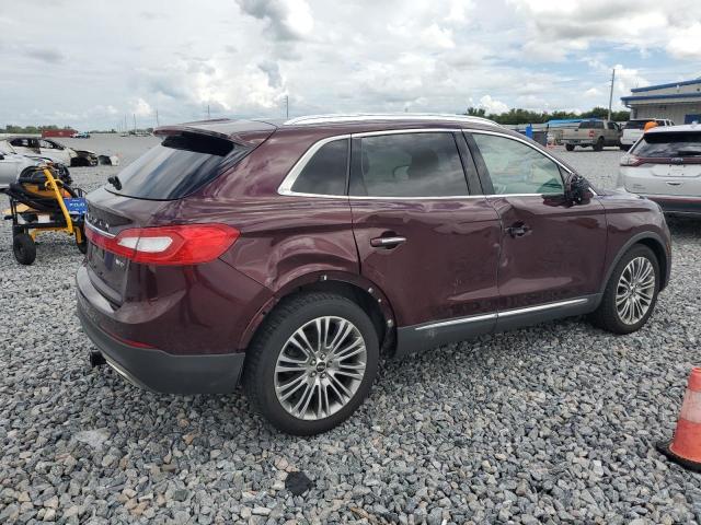 2LMPJ8LR5HBL40985 - 2017 LINCOLN MKX RESERVE MAROON photo 3