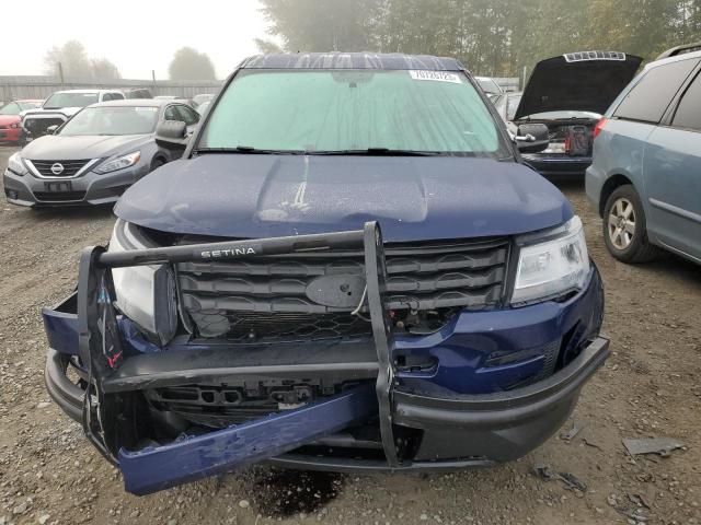 1FM5K8AR4JGB19203 - 2018 FORD EXPLORER POLICE INTERCEPTOR 蓝色 照片 5