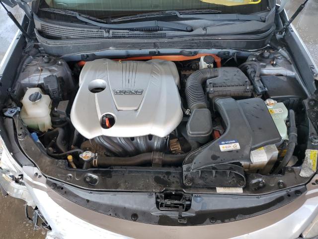 KMHEC4A49FA137913 - 2015 HYUNDAI SONATA HYBRID SILVER photo 11