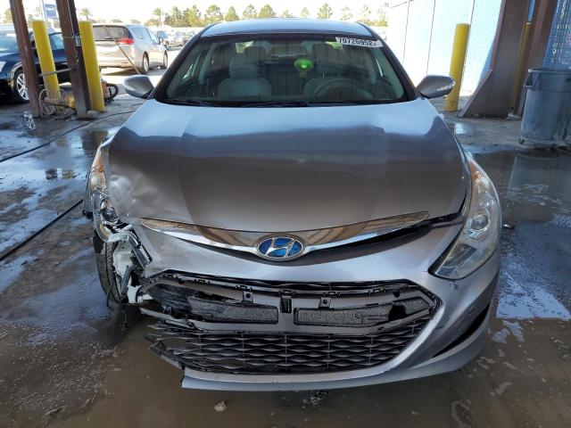 KMHEC4A49FA137913 - 2015 HYUNDAI SONATA HYBRID SILVER photo 5