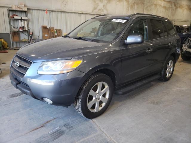 5NMSH73E28H225503 - 2008 HYUNDAI SANTA FE SE GRAY photo 1