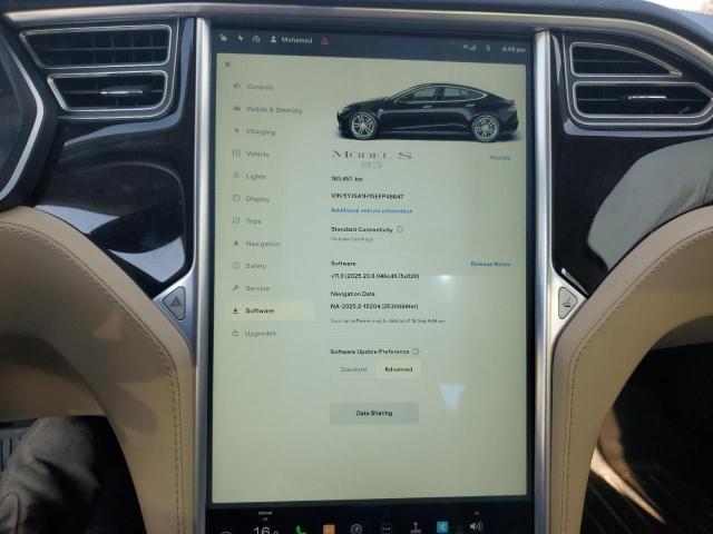 5YJSA1H15EFP48647 - 2014 TESLA MODEL S Qara foto 9